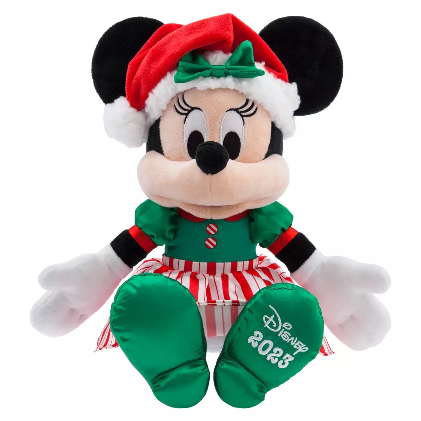 Disney Store Plush - MINNIE MOUSE CHRISTMAS 2023 Medium Soft Toy