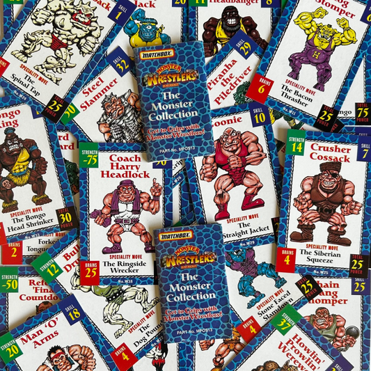 Monster Wrestlers In My Pocket - Single GRAPPLE CARDS #W10 - #W42