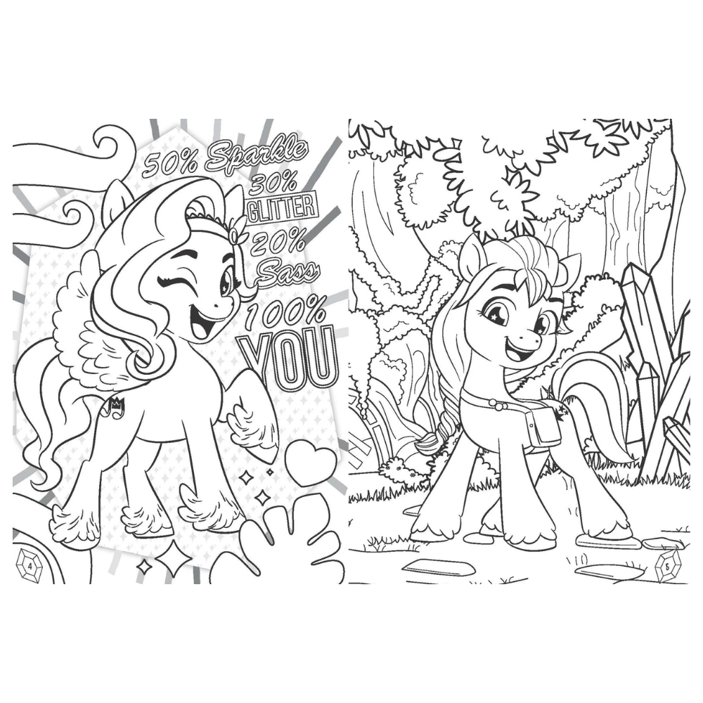 My Little Pony Be Brave Be Kind Colouring Book