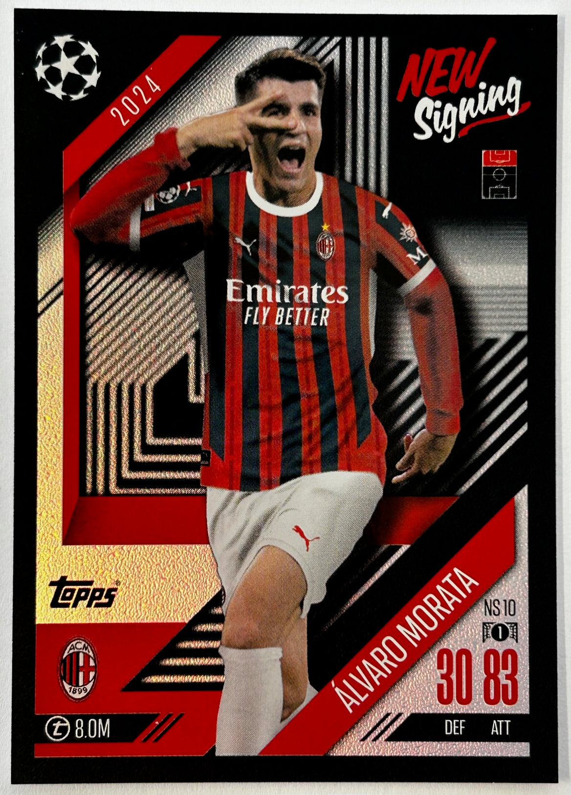 Topps 2024-25 Match Attax UEFA Update - Single NEW SIGNING Cards (NS1 - NS16)