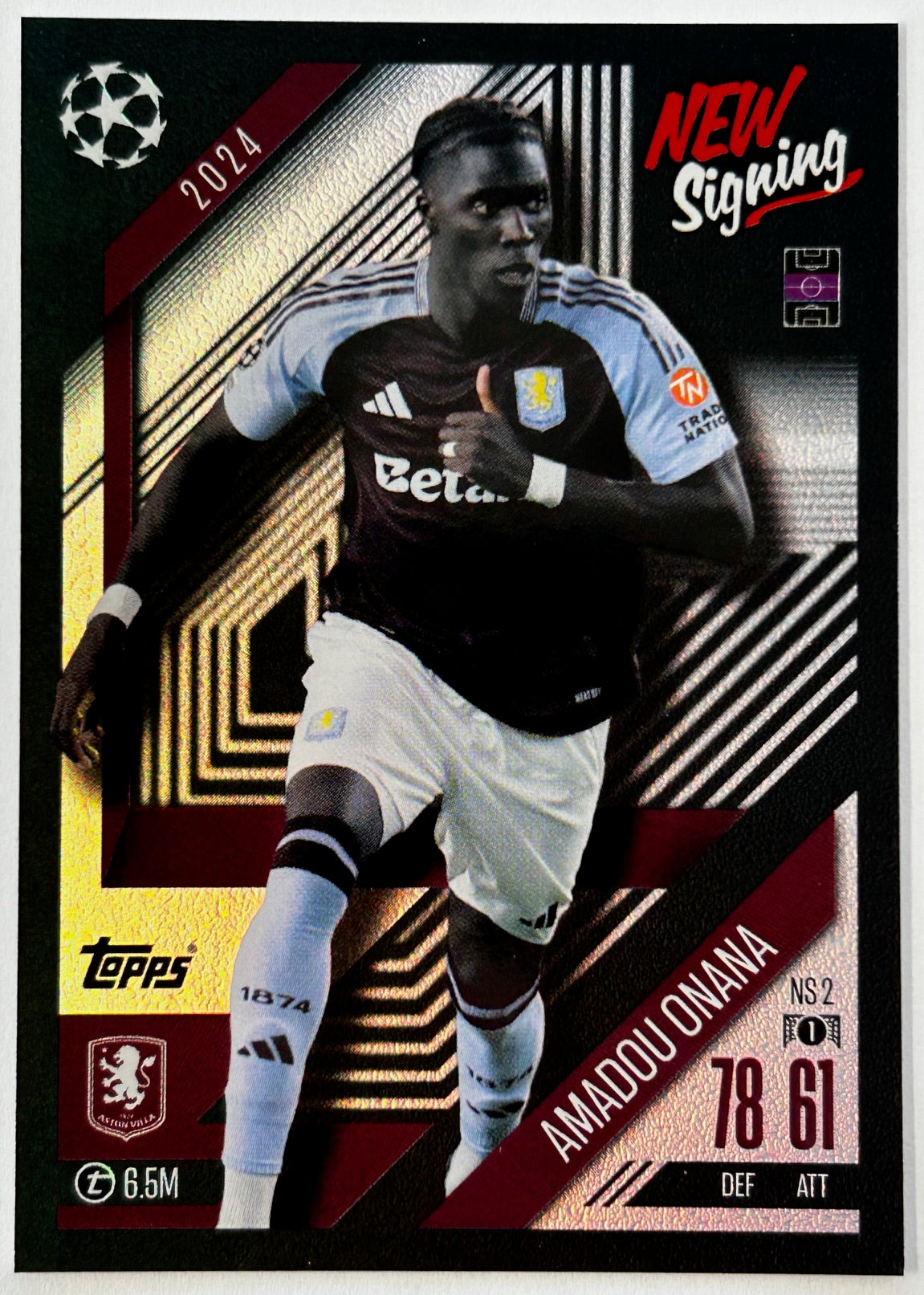 Topps 2024-25 Match Attax UEFA Update - Single NEW SIGNING Cards (NS1 - NS16)