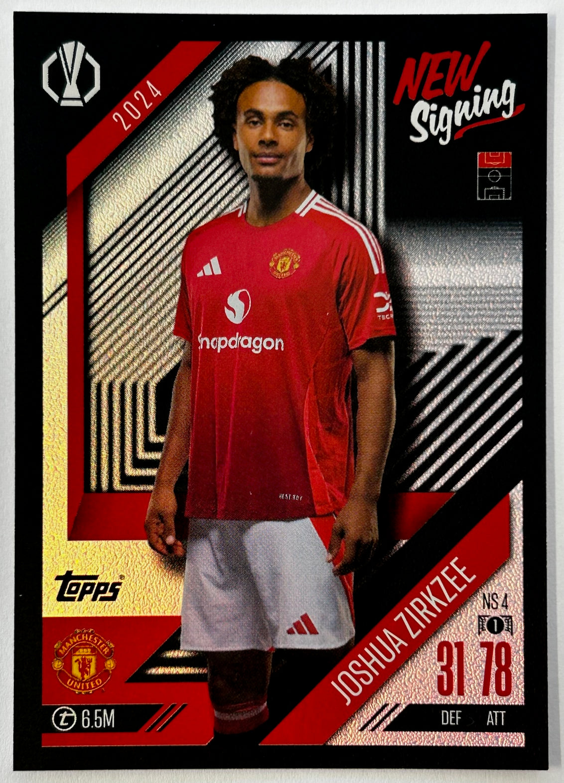 Topps 2024-25 Match Attax UEFA Update - Single NEW SIGNING Cards (NS1 - NS16)