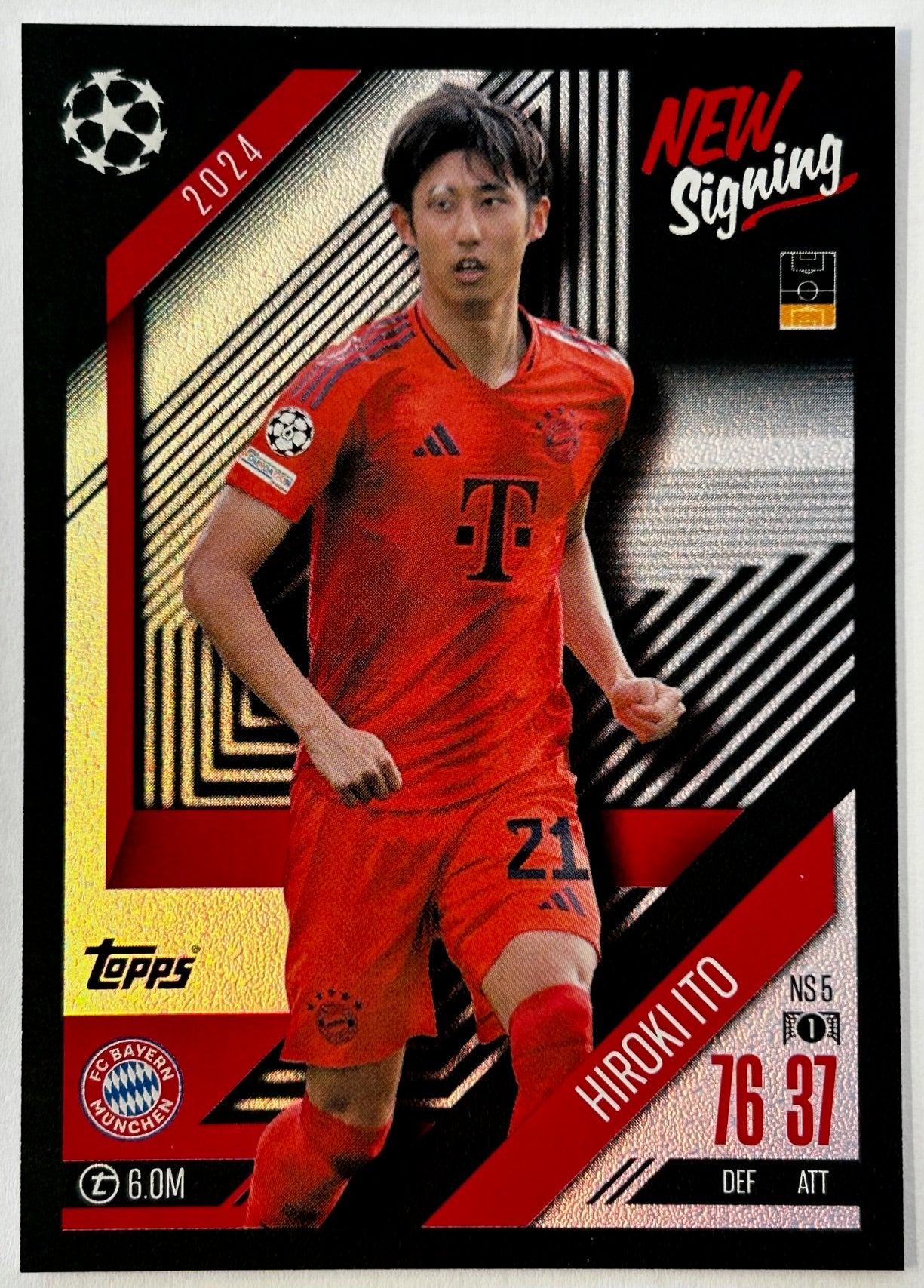 Topps 2024-25 Match Attax UEFA Update - Single NEW SIGNING Cards (NS1 - NS16)