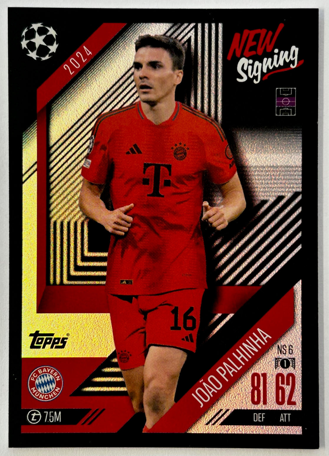 Topps 2024-25 Match Attax UEFA Update - Single NEW SIGNING Cards (NS1 - NS16)