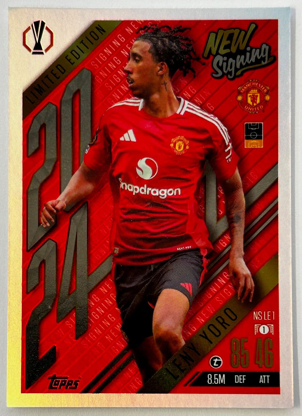 Topps 2024-25 Match Attax UEFA Update - Single NEW SIGNING Cards (NS1 - NS16)