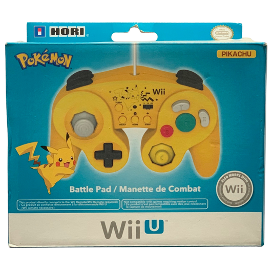 Nintendo Wii U - Battle Pad Pokemon Pikachu Controller (Boxed with Instructions)