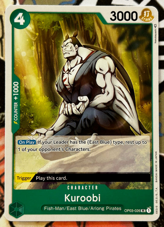 OP03-026 KUROOBI One Piece Character Card (Green) English