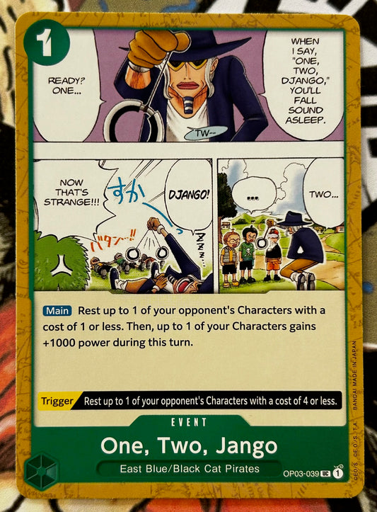 OP03-039 ONE, TWO, JANGO One Piece Event Card (Green) English