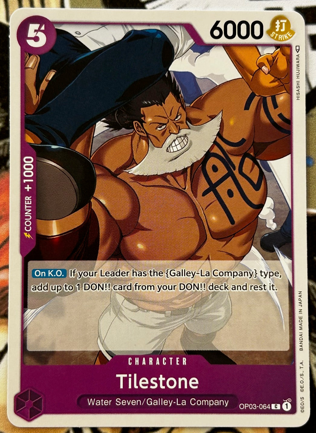 OP03-064 TILESTONE One Piece Character Card (Purple) English