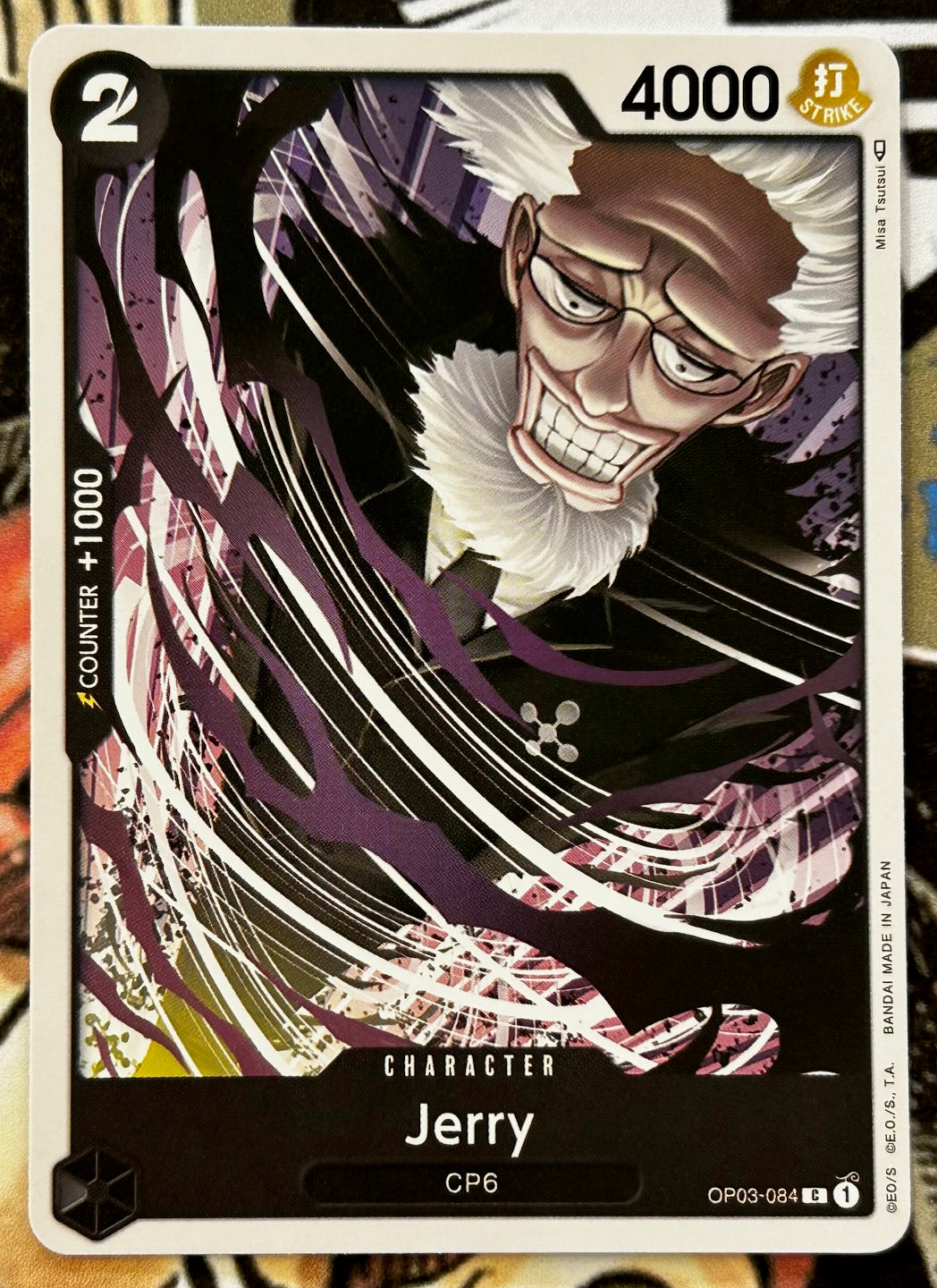 OP03-084 JERRY One Piece Character Card (Black) English