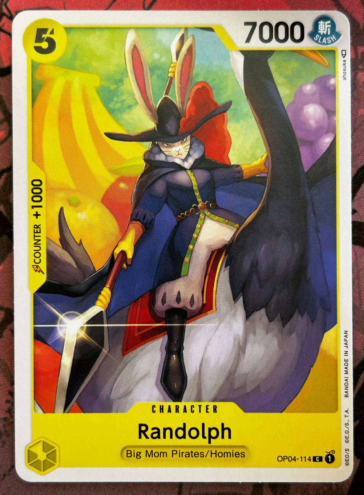 OP04-114 RANDOLPH One Piece Character Card (Yellow) English