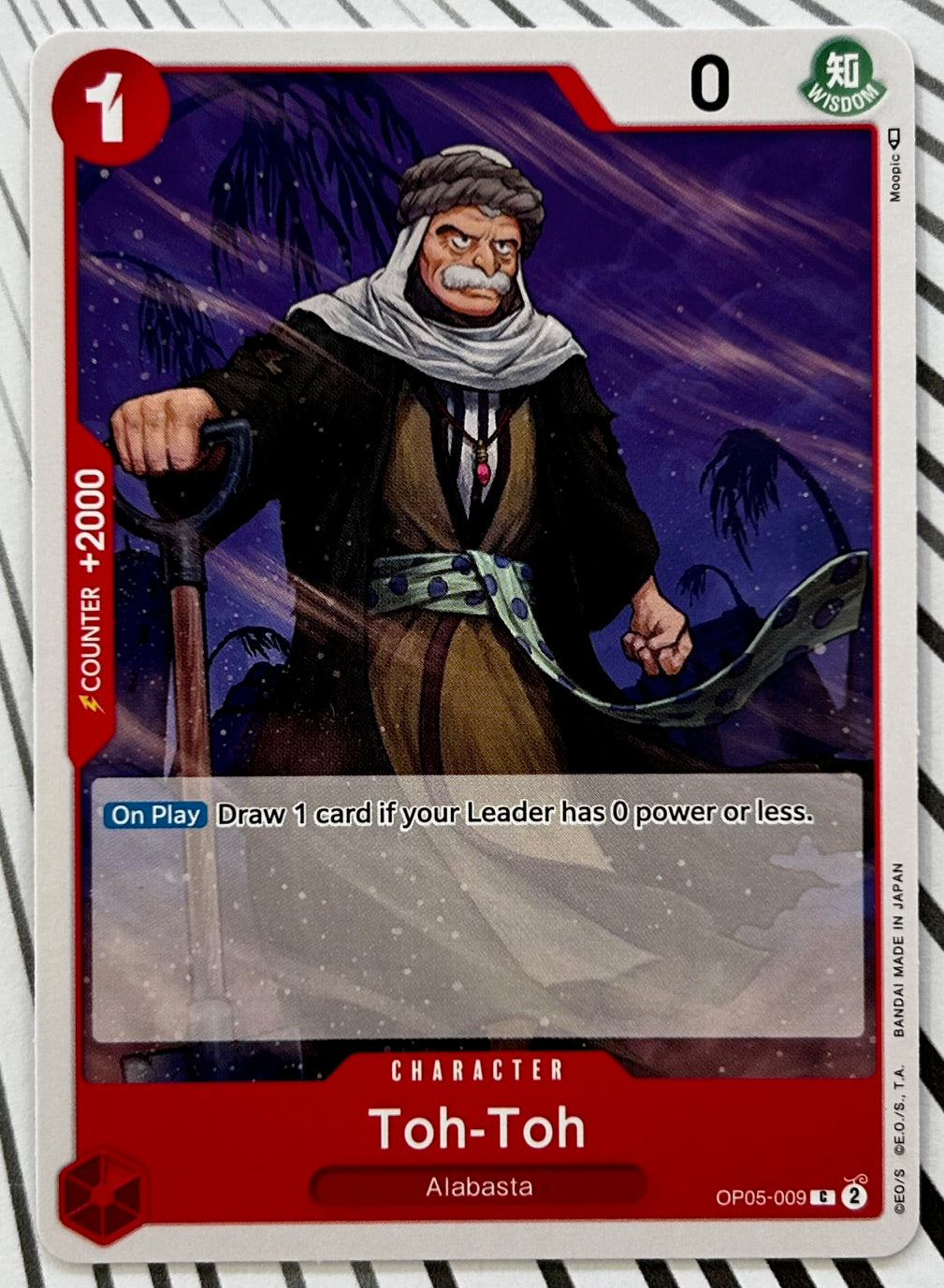 OP05-009 TOH-TOH One Piece Character Card (Red) English