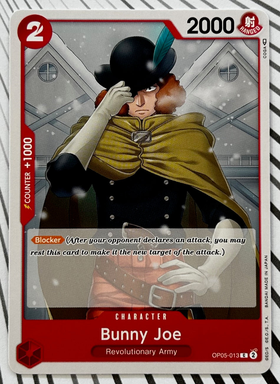 OP05-013 BUNNY JOE One Piece Character Card (Red) English