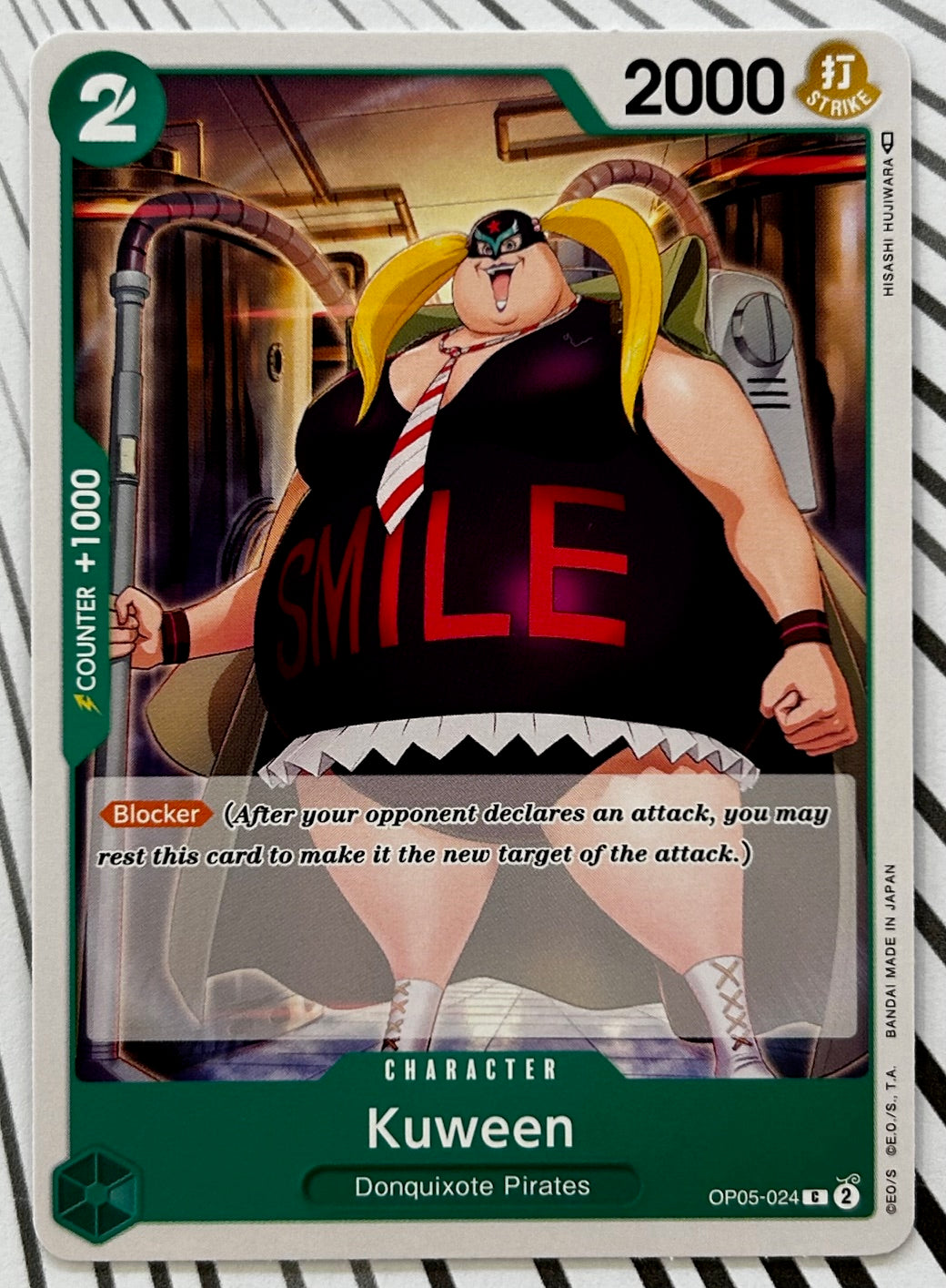 OP05-024 KUWEEN One Piece Character Card (Green) English