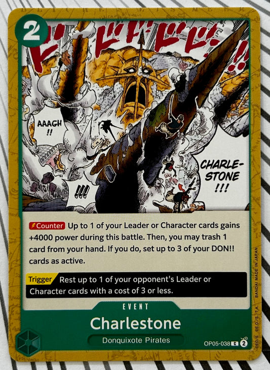 OP05-038 CHARLESTONE One Piece Event Card (Green) English