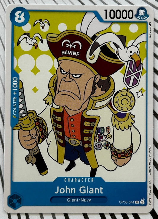 OP05-044 JOHN GIANT One Piece Character Card (Blue) English