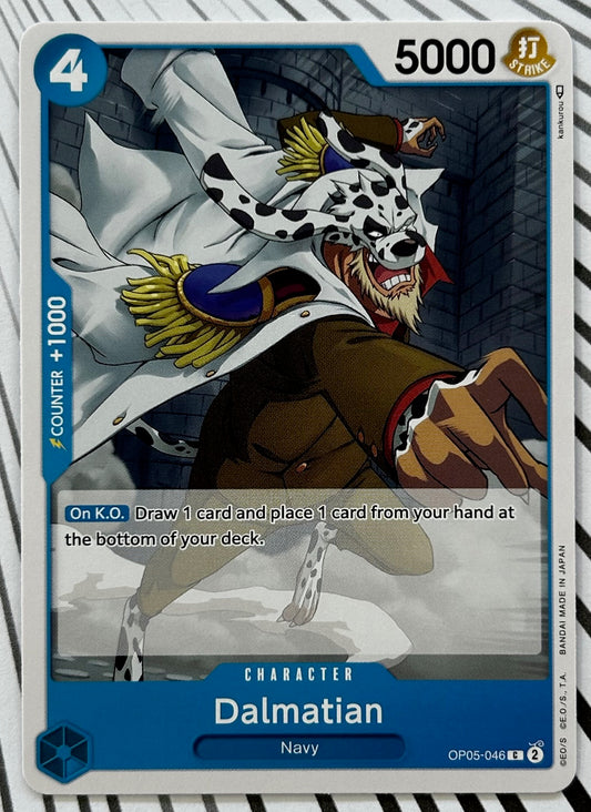 OP05-046 DALMATIAN One Piece Character Card (Blue) English