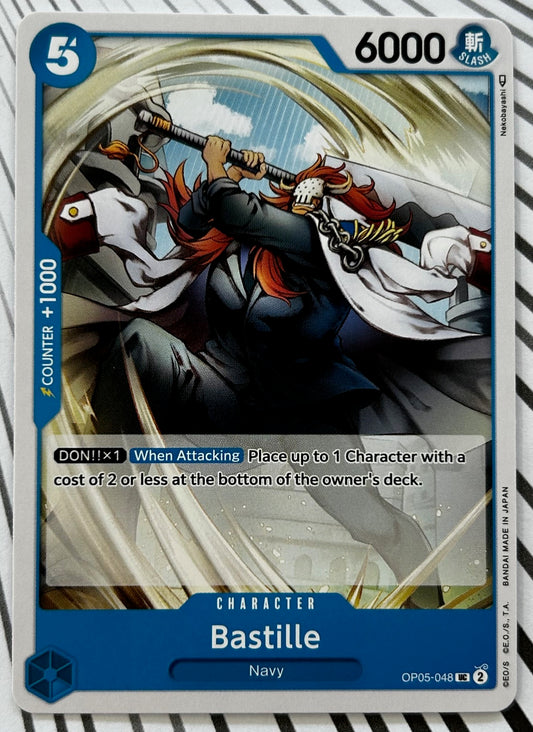 OP05-048 BASTILLE One Piece Character Card (Blue) English