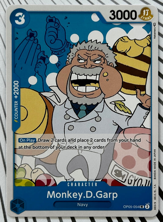 OP05-054 MONKEY.D.GARP One Piece Character Card (Blue) English