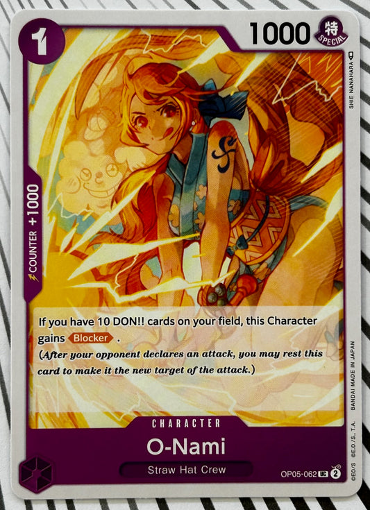 OP05-062 O-NAMI One Piece Character Card (Purple) English