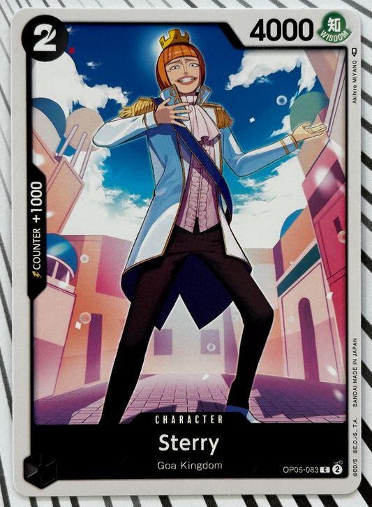 OP05-083 STERRY One Piece Character Card (Black) English