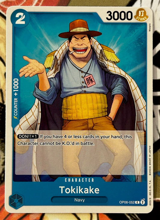 OP06-052 TOKIKAKE One Piece Character Card (Blue) English