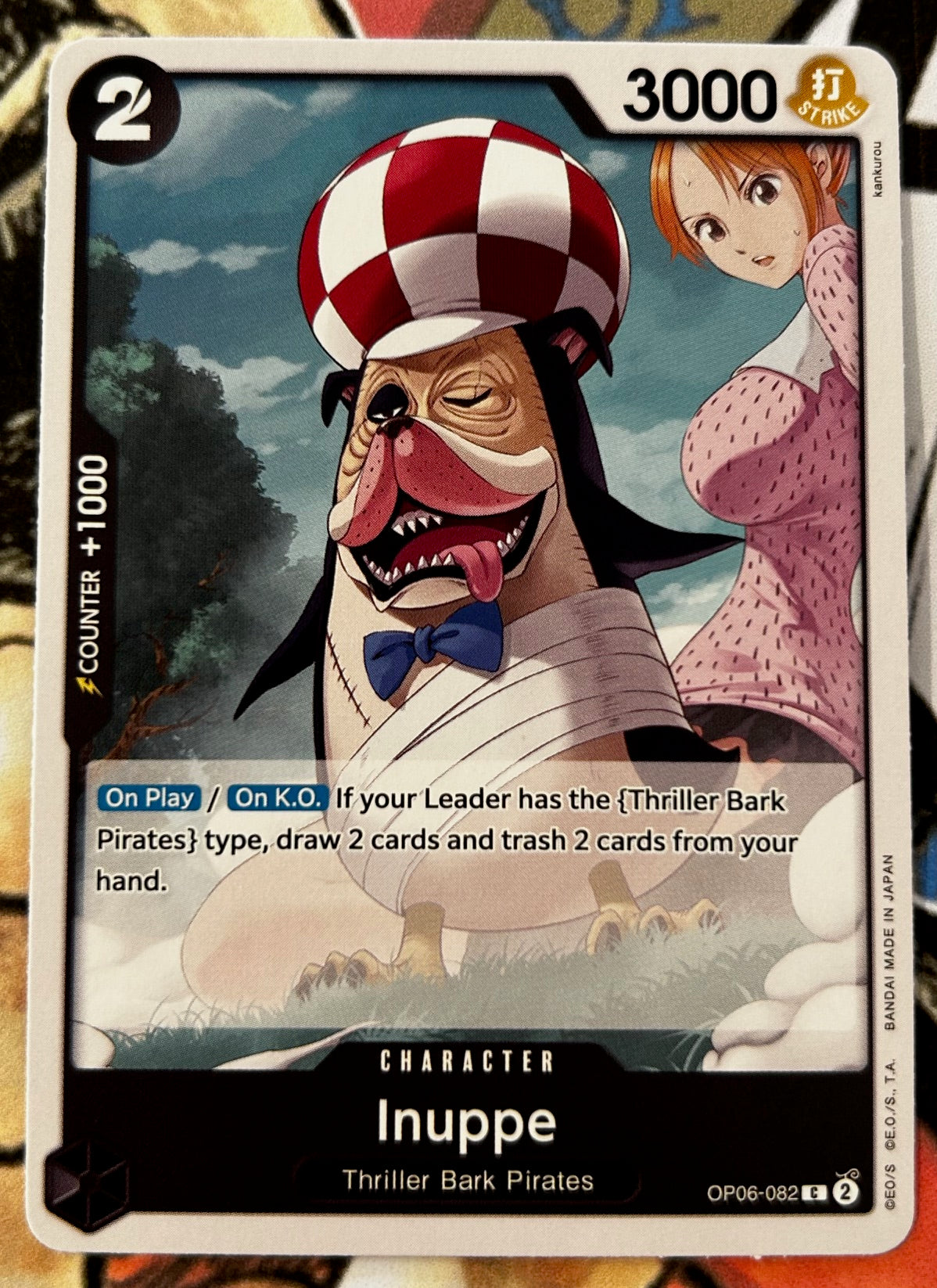 OP06-082 INUPPE One Piece Character Card (Black) English