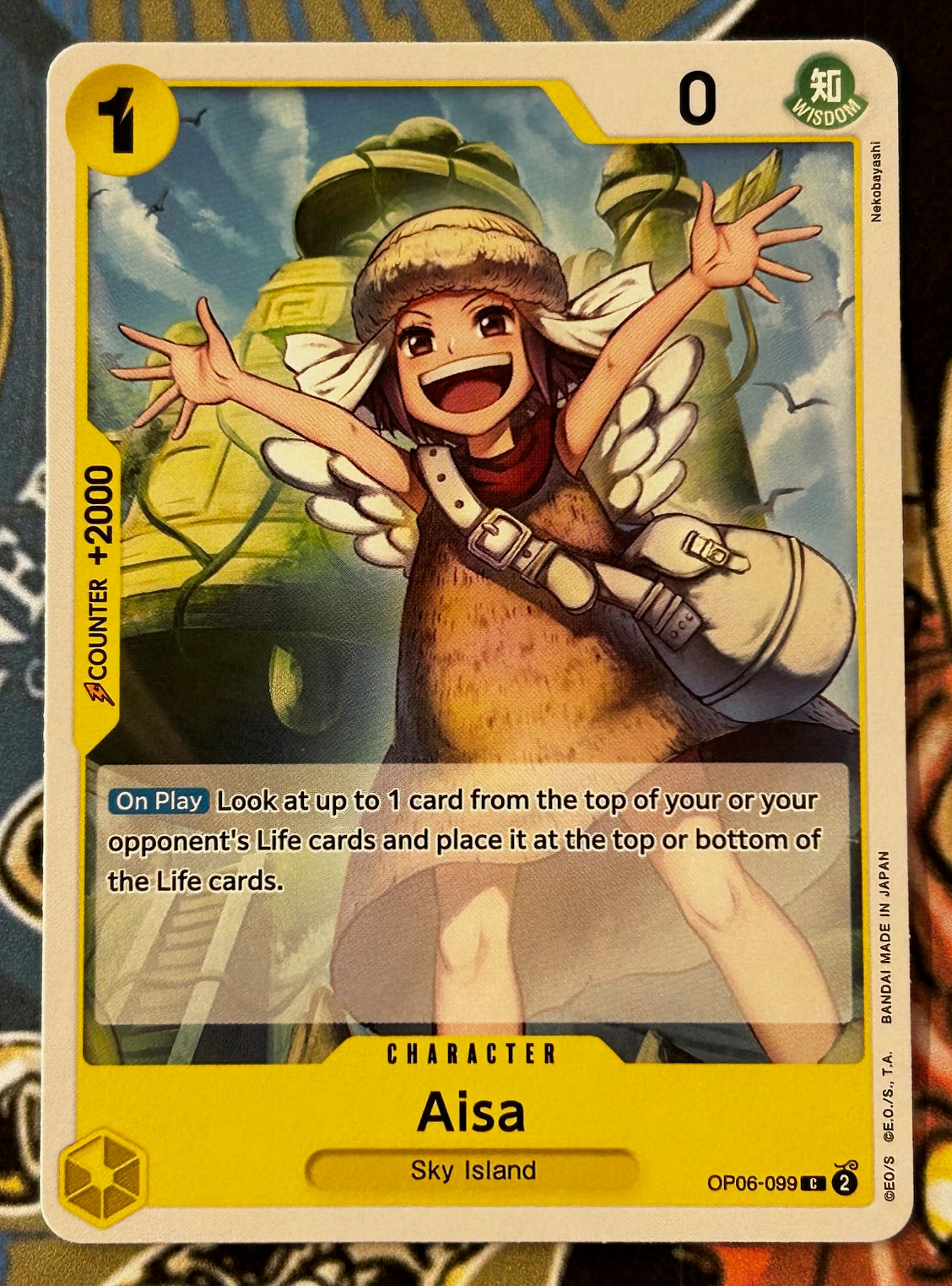 OP06-099 AISA One Piece Character Card (Yellow) English