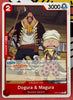 OP07-009 DOGURA & MAGURA One Piece Character Card (Red) English