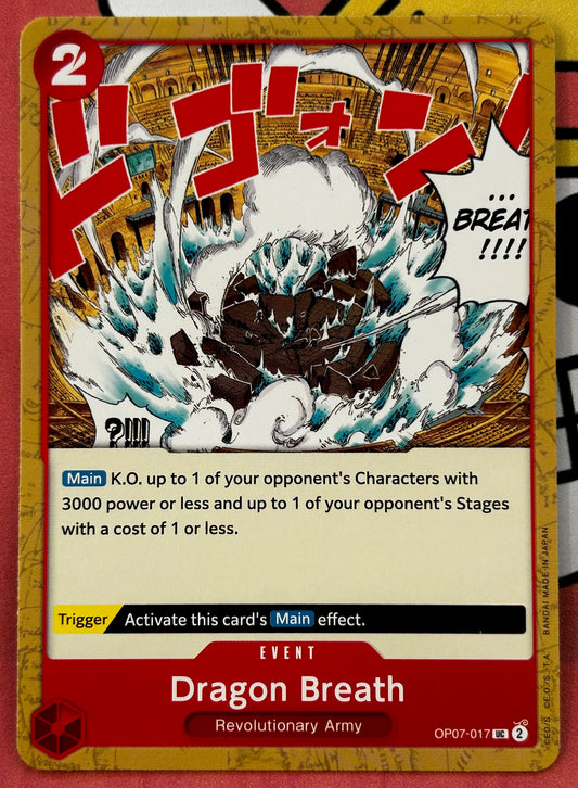 OP07-017 DRAGON BREATH One Piece Event Card (Red) English