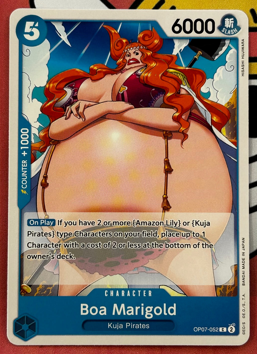 OP07-052 BOA MARIGOLD One Piece Character Card (Blue) English