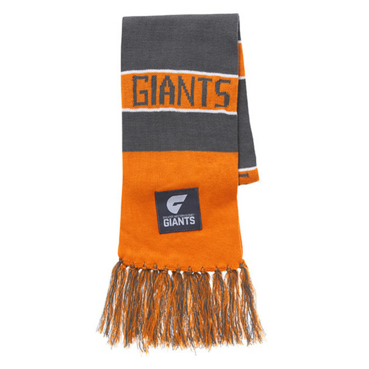 Official GWS GIANTS AFL Supporter Bar Scarf