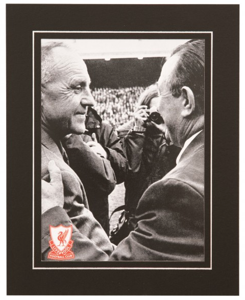 Official LIVERPOOL FC Shankly & Paisley Mounted A5 Photo (LFC Store Exclusive)
