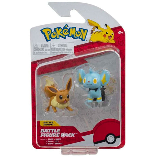 Official Pokemon Battle Figure Pack - EEVEE & SHINX