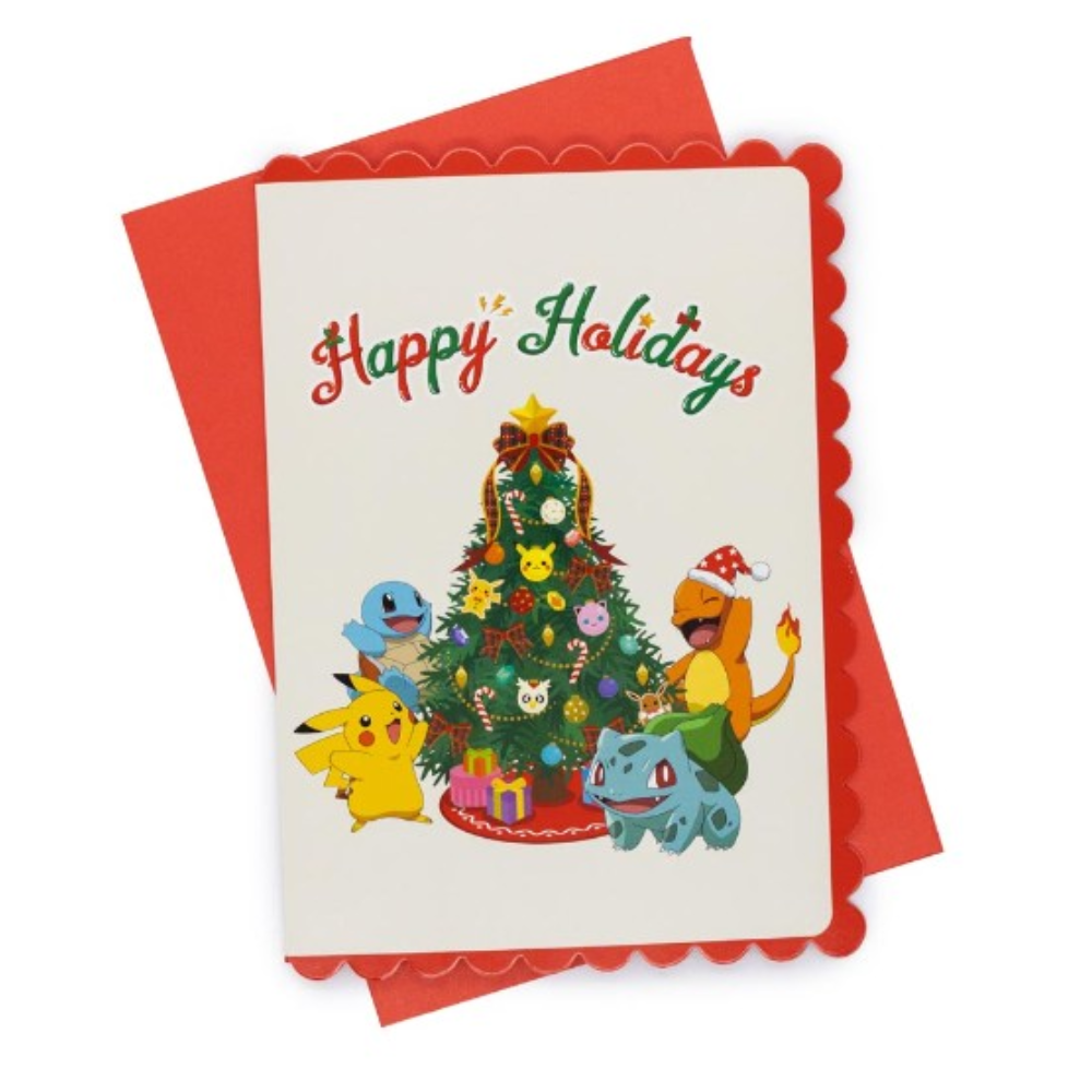 Official Pokémon Greetings Card - HAPPY HOLIDAYS Xmas Christmas