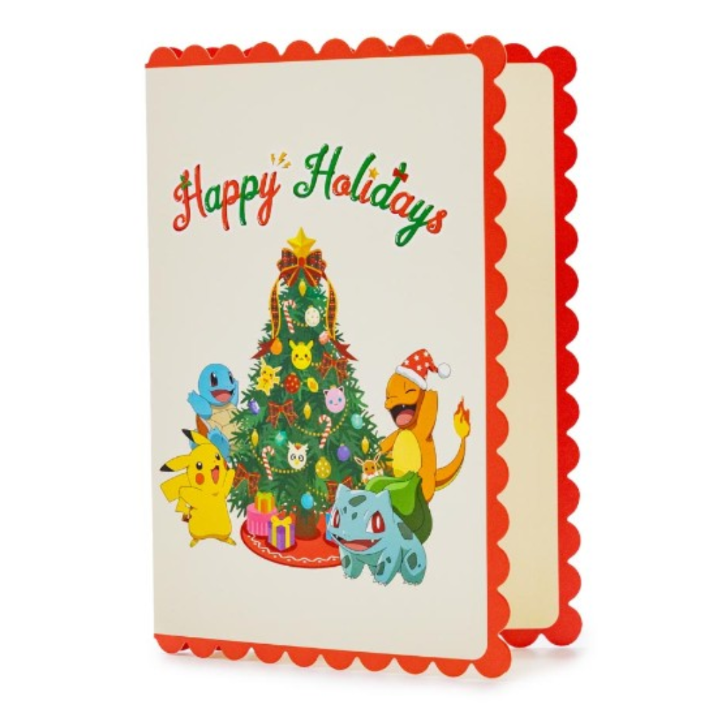 Official Pokémon Greetings Card - HAPPY HOLIDAYS Xmas Christmas