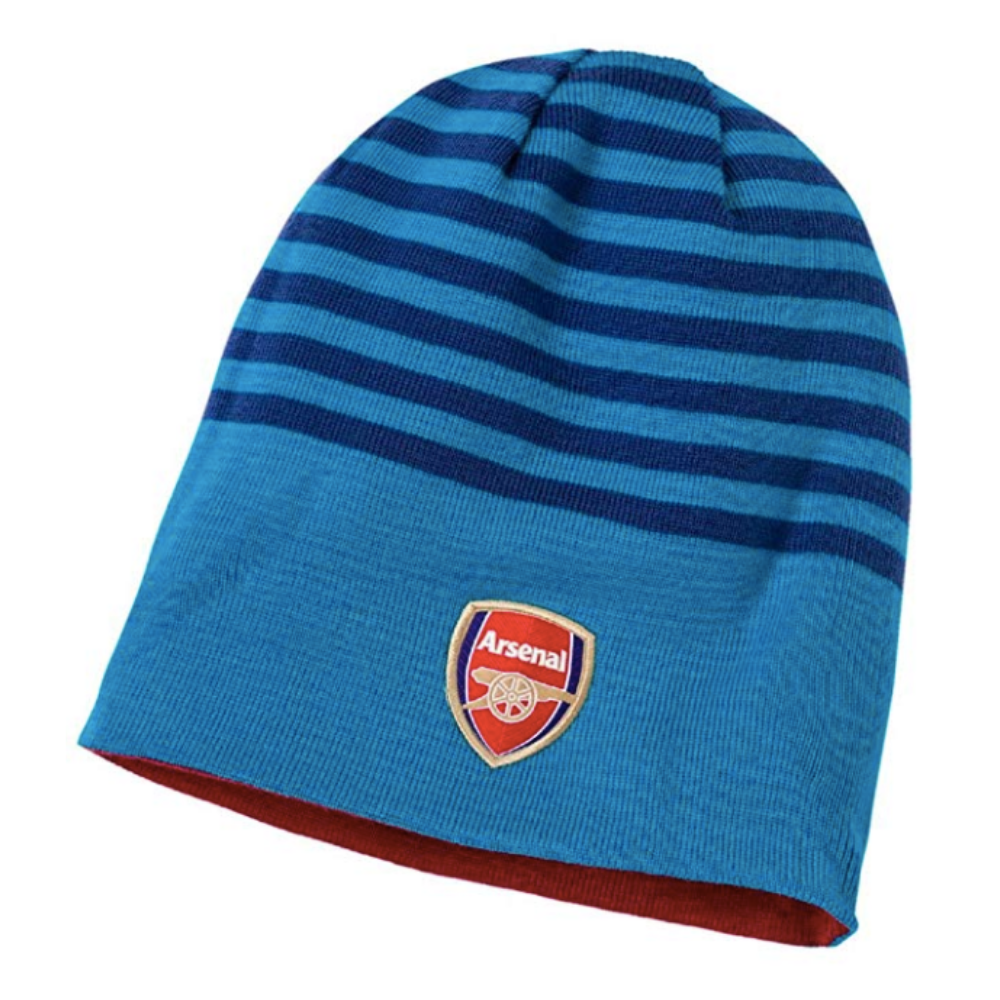 Official ARSENAL FC Adult Football Supporter Beanie (Reversible)