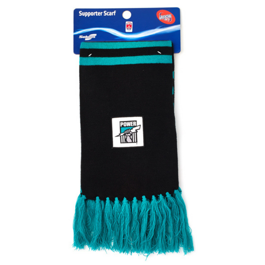 Official PORT ADELAIDE AFL Supporter Scarf