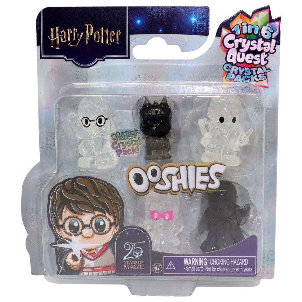 Ooshies Crystal Quest HARRY POTTER Crystal Pack 5-pack (2026 Release)