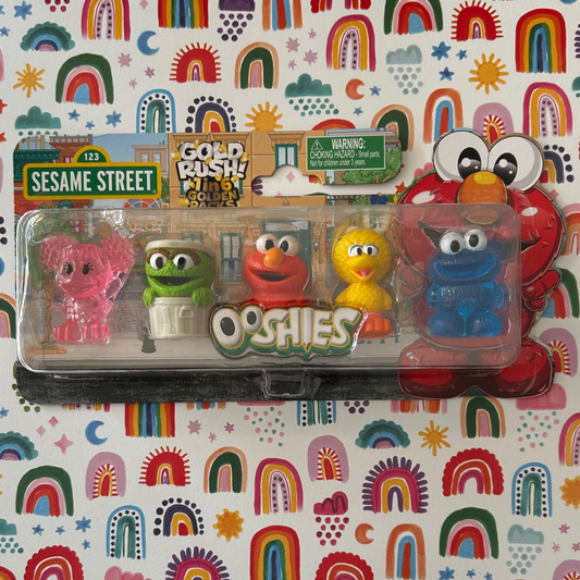 Ooshies Gold Rush SESAME STREET 5-pack (2025 Release)