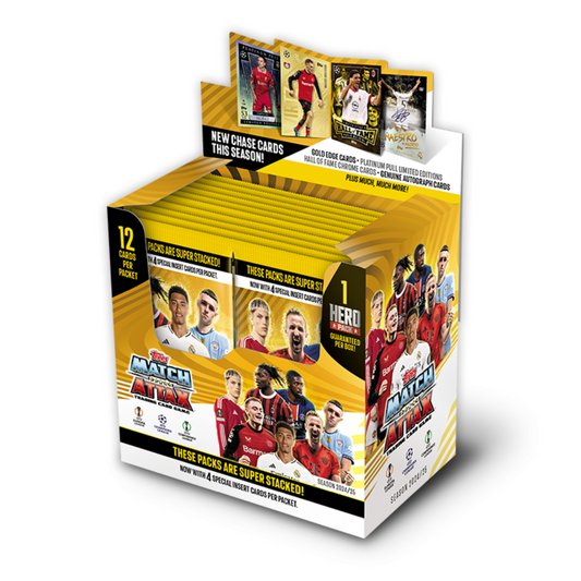 2024-25 Topps UCC Match Attax - BOX OF 24 PACKETS (288 Cards)