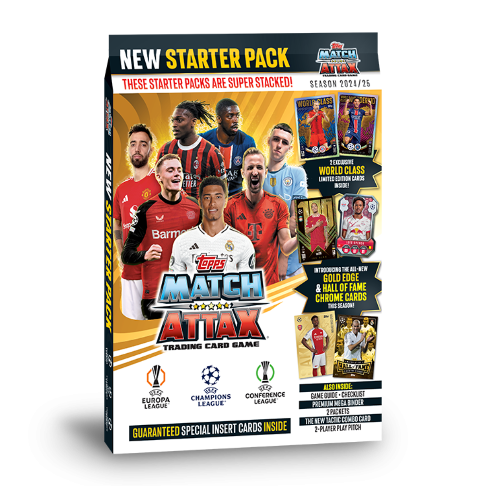 PRE-ORDER: 2024-25 Topps UCC Match Attax - STARTER PACK including Collection Binder