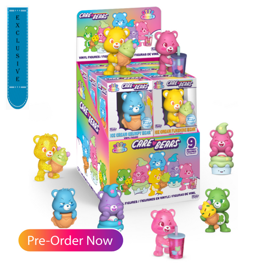 PRE-ORDER: Funko Minis Care Bears - CDU WITH 12 CARE BEARS Foodies US Exclusive Vinyl Figures