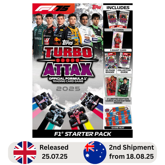 PRE-ORDER: Topps F1 Turbo Attax 2025 - Starter Pack (2nd Shipment from 18.08.25)