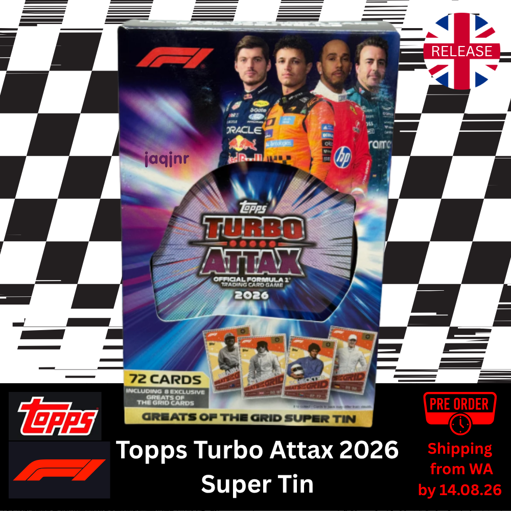 PRE-SALE (SHIPPING BY 14.08.26) Topps F1 Turbo Attax 2026 - Greats of the Grid Super Tin