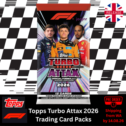 PRE-SALE (SHIPPING BY 14.08.26) Topps F1 Turbo Attax 2026 - Trading Card Packs