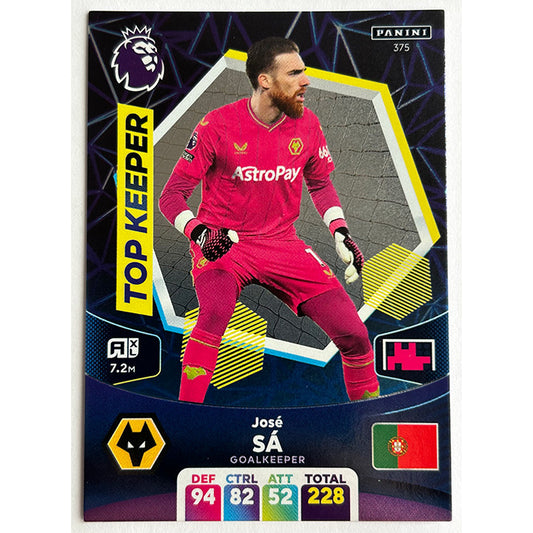 Panini Adrenalyn XL Premier League 2024 - JOSE SA (WOLVES) Top Keeper 375
