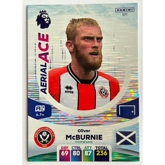 Panini Adrenalyn XL Premier League 2024 - McBURNIE (SHEFFIELD UNITED) Aerial Ace 377