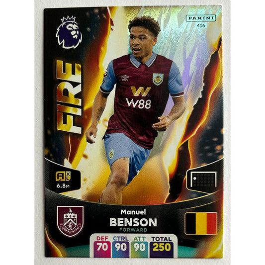 Panini Adrenalyn XL Premier League 2024 - BENSON (BURNLEY) Fire 406