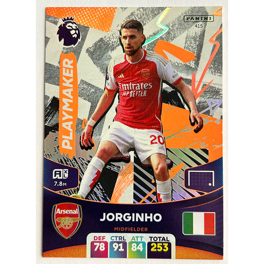 Panini Adrenalyn XL Premier League 2024 - JORGINHO (ARSENAL) Playmaker 415